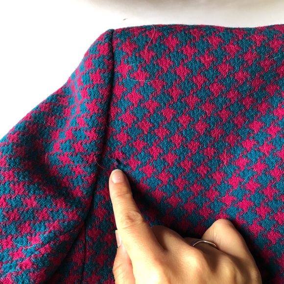 SOLD | Pendleton Wool Houndstooth Blazer Jacket - Picture 7 of 12